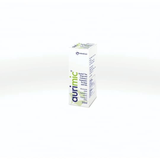 Buy Aurimic Ear Drops from £14.47 UK Pets