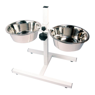 Double Diner Stand Bowls