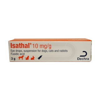 Isathal Eye Drops - for Dogs, Cats and Rabbits (10mg/g Suspension)