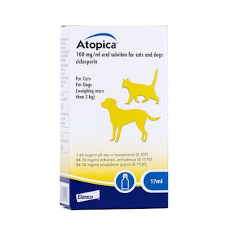 Atopica Oral Solution for Cats and Dogs