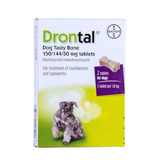 Drontal Tasty Bone Tablets for Dogs