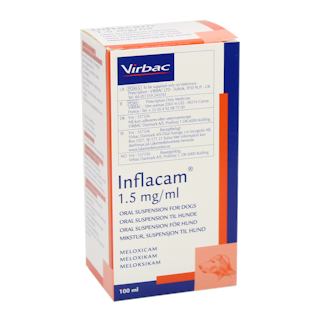 Inflacam for Dogs - Oral 1.5mg/ml Suspension (Meloxicam)