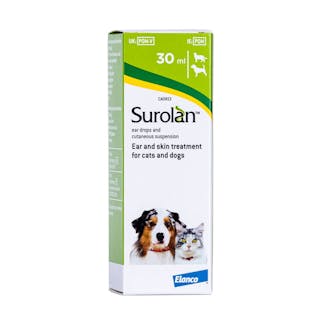 Surolan Ear Drops and Cutaneous Suspension For Dogs and Cats