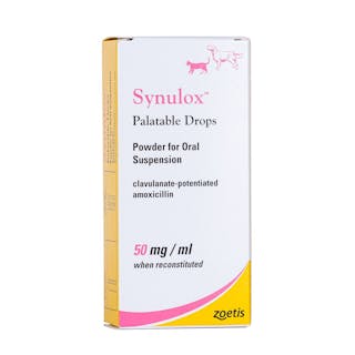 Synulox Palatable Drops, Powder for Oral Suspension