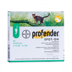 Buy Profender Spot On For Cats From 6 99 Uk Pets